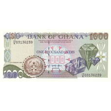P29b Ghana - 1000 Cedis Year 1996